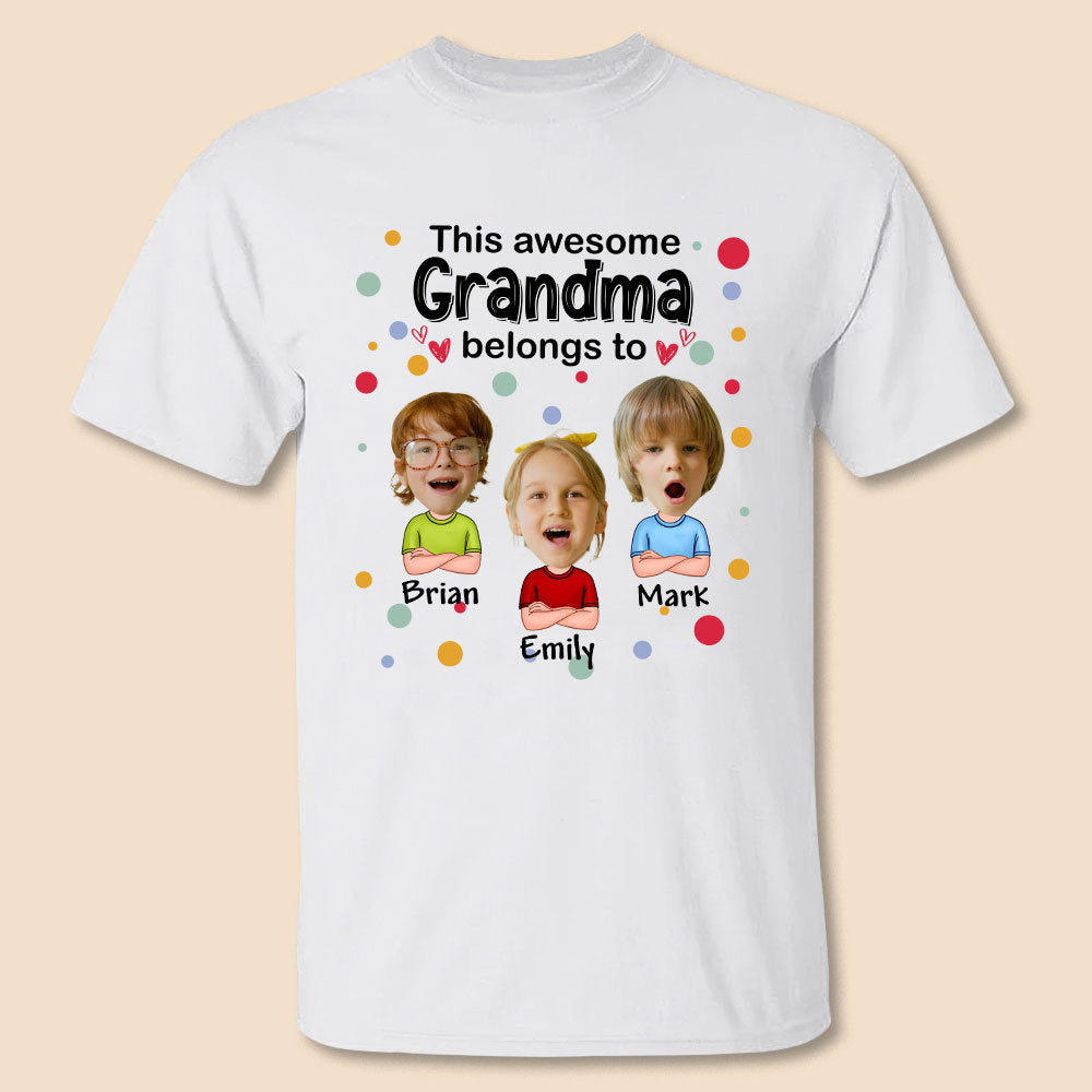 This Grandma Belongs To - Personalized T-Shirt/ Hoodie - Best Gift For Grandma - Giftago