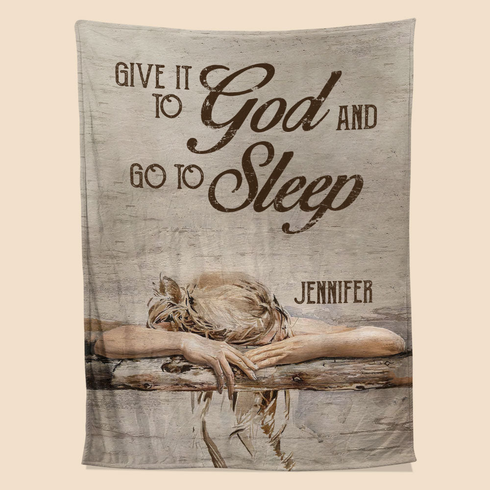 Give It To God Blanket - Personalized Blanket
