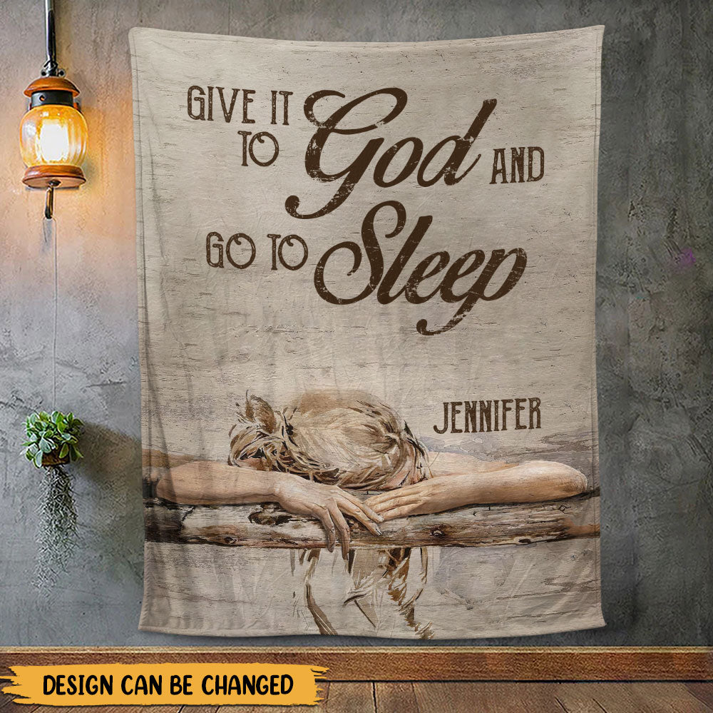 Give It To God Blanket - Personalized Blanket