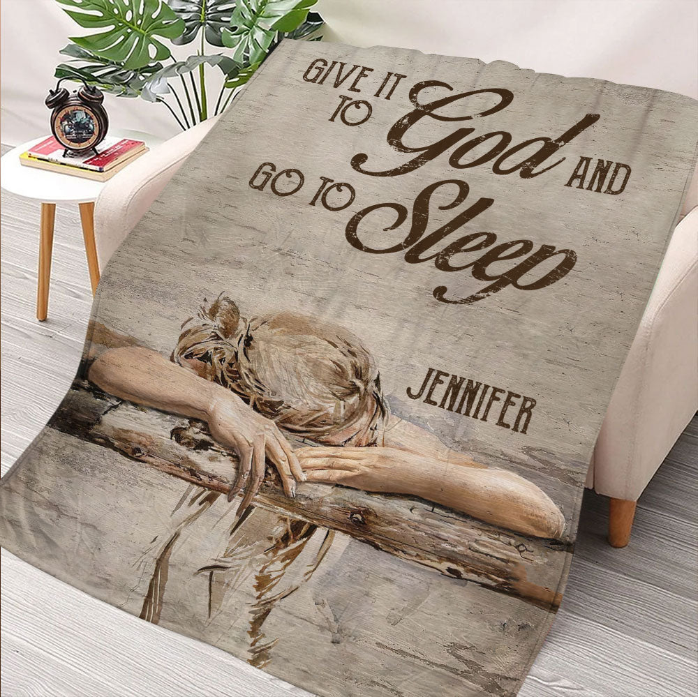 Give It To God Blanket - Personalized Blanket