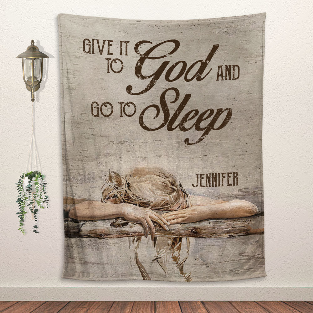 Give It To God Blanket - Personalized Blanket