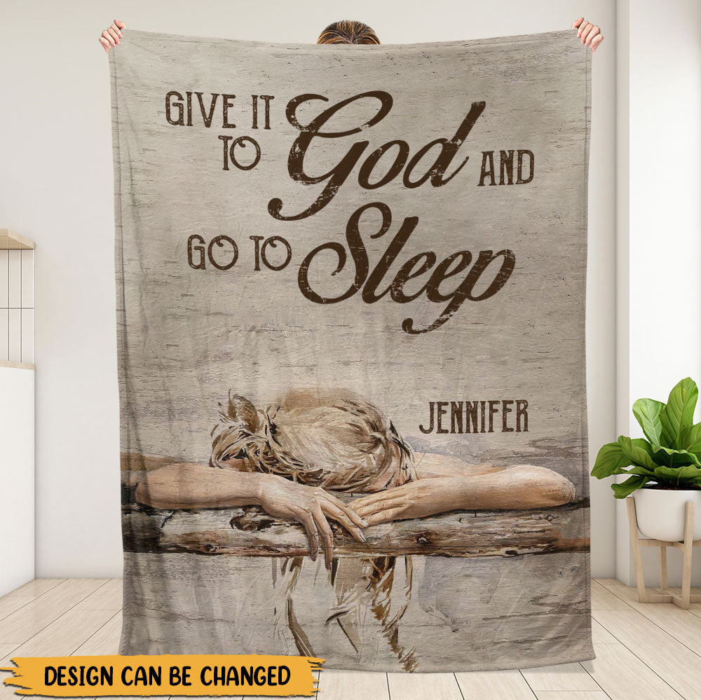 Give It To God Blanket - Personalized Blanket