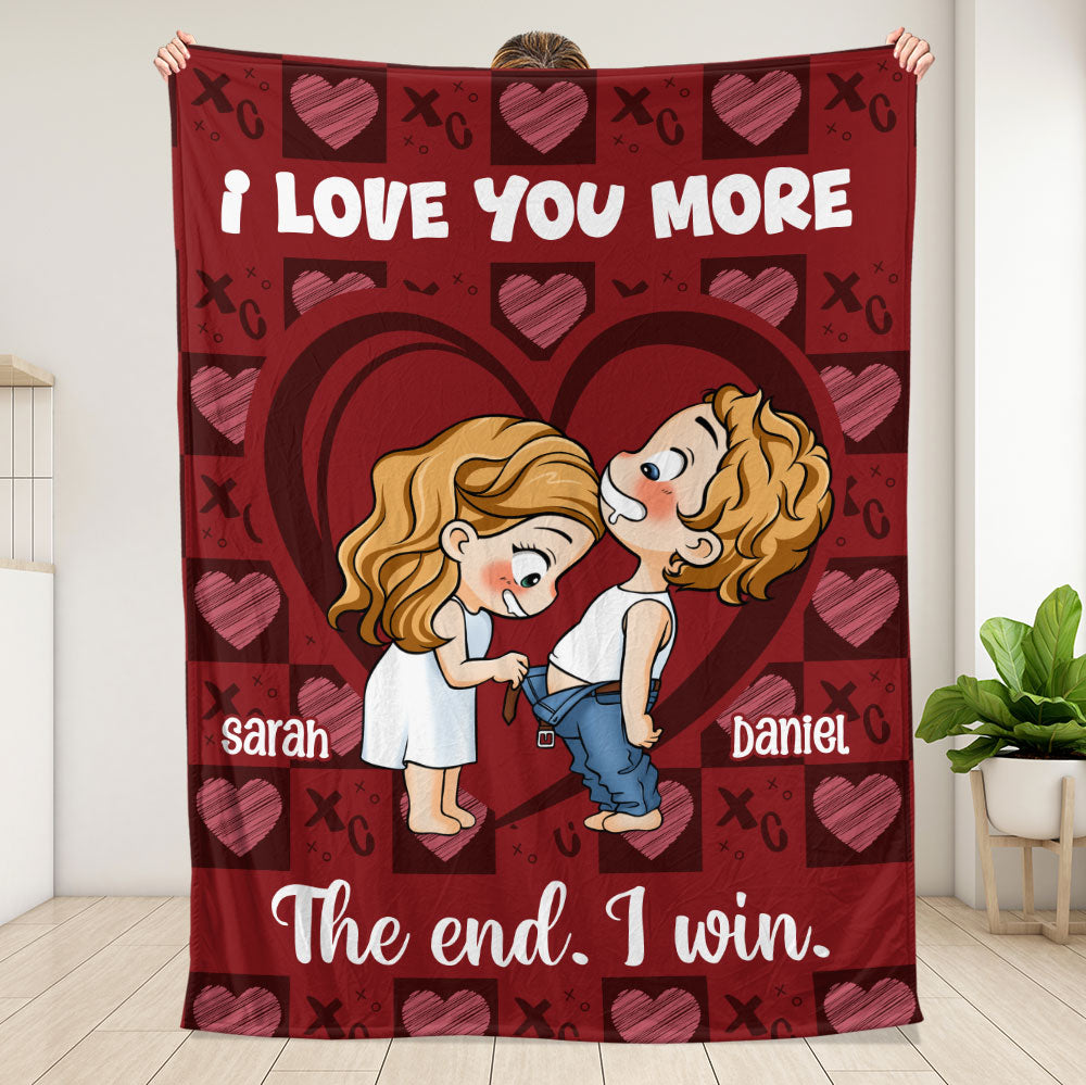 I Love You Blanket - Personalized Blanket