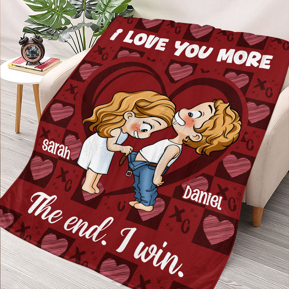 I Love You Blanket - Personalized Blanket