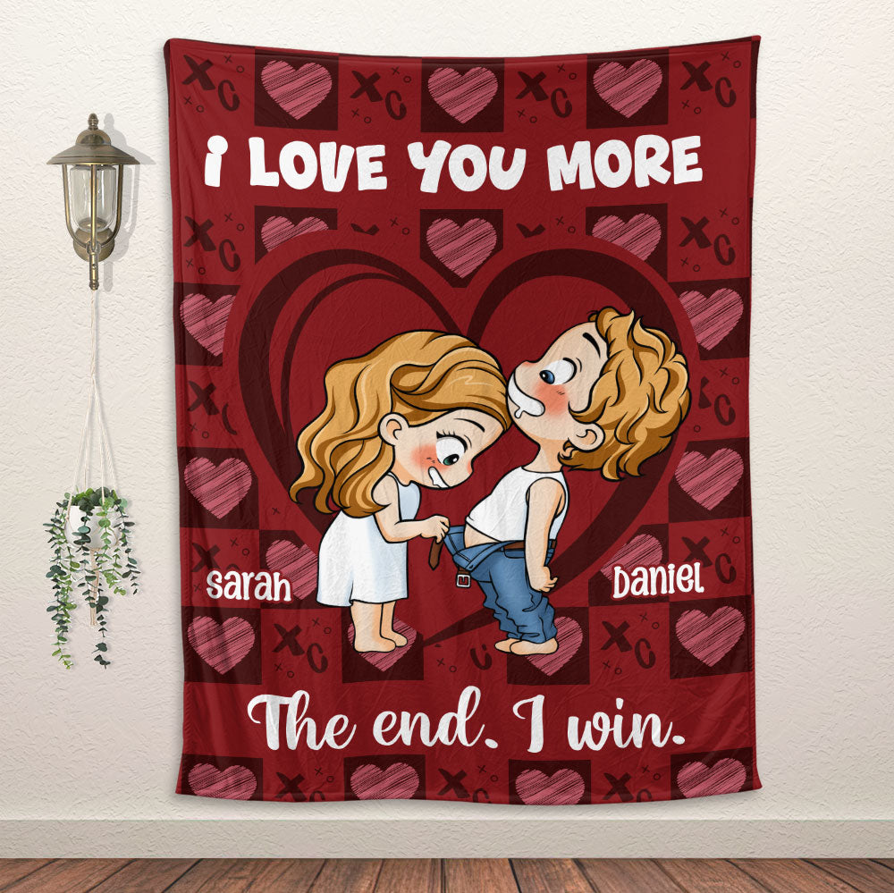 I Love You Blanket - Personalized Blanket