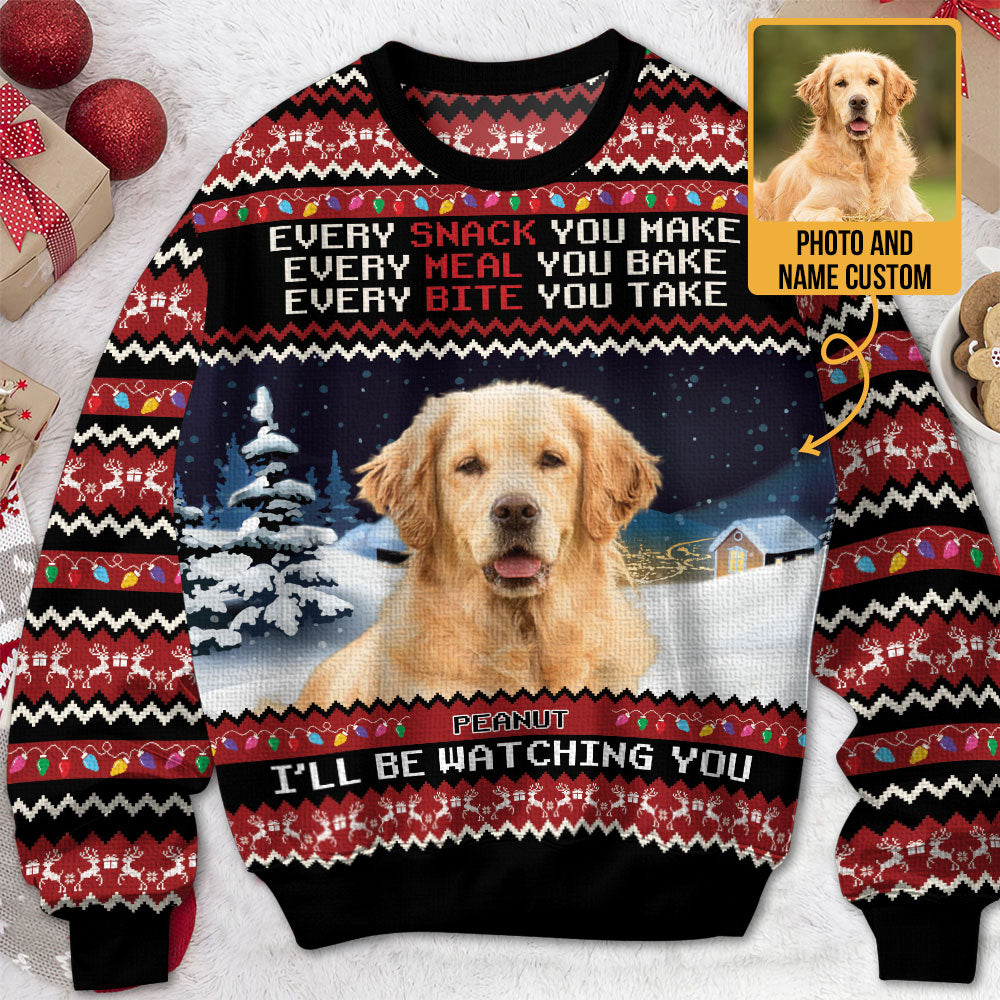 I'll Be Watching You - Personalized Ugly Sweater