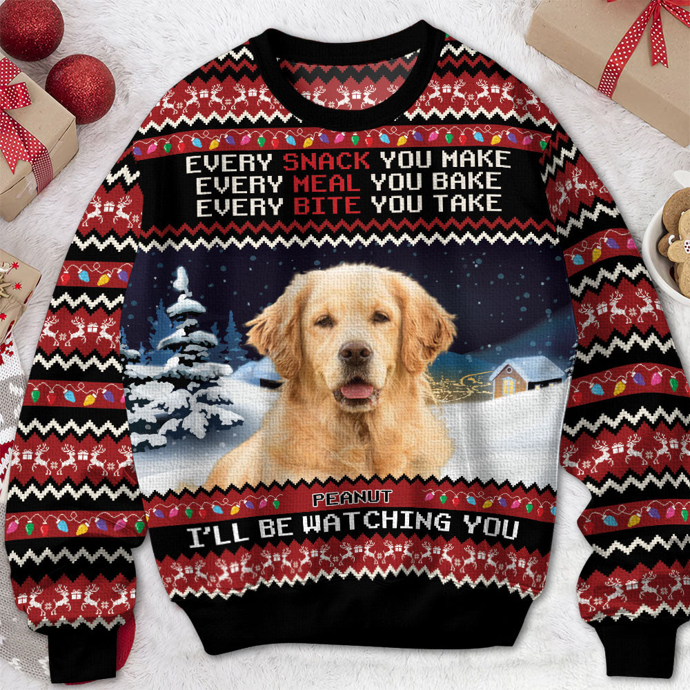 I'll Be Watching You - Personalized Ugly Sweater