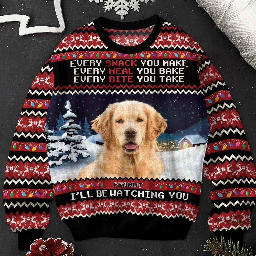 I'll Be Watching You - Personalized Ugly Sweater