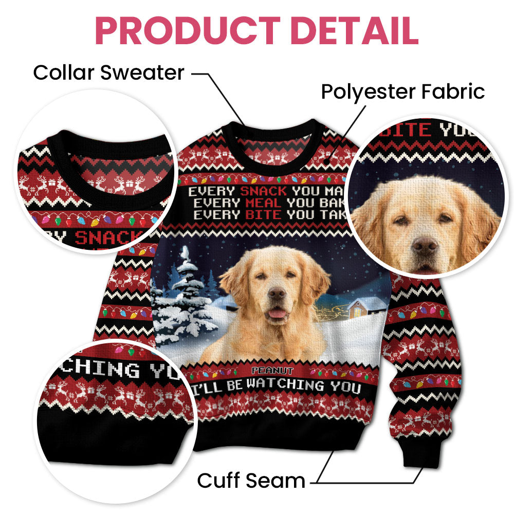 I'll Be Watching You - Personalized Ugly Sweater