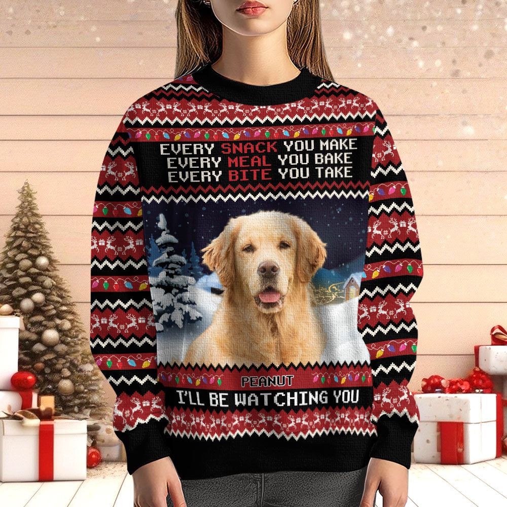 I'll Be Watching You - Personalized Ugly Sweater