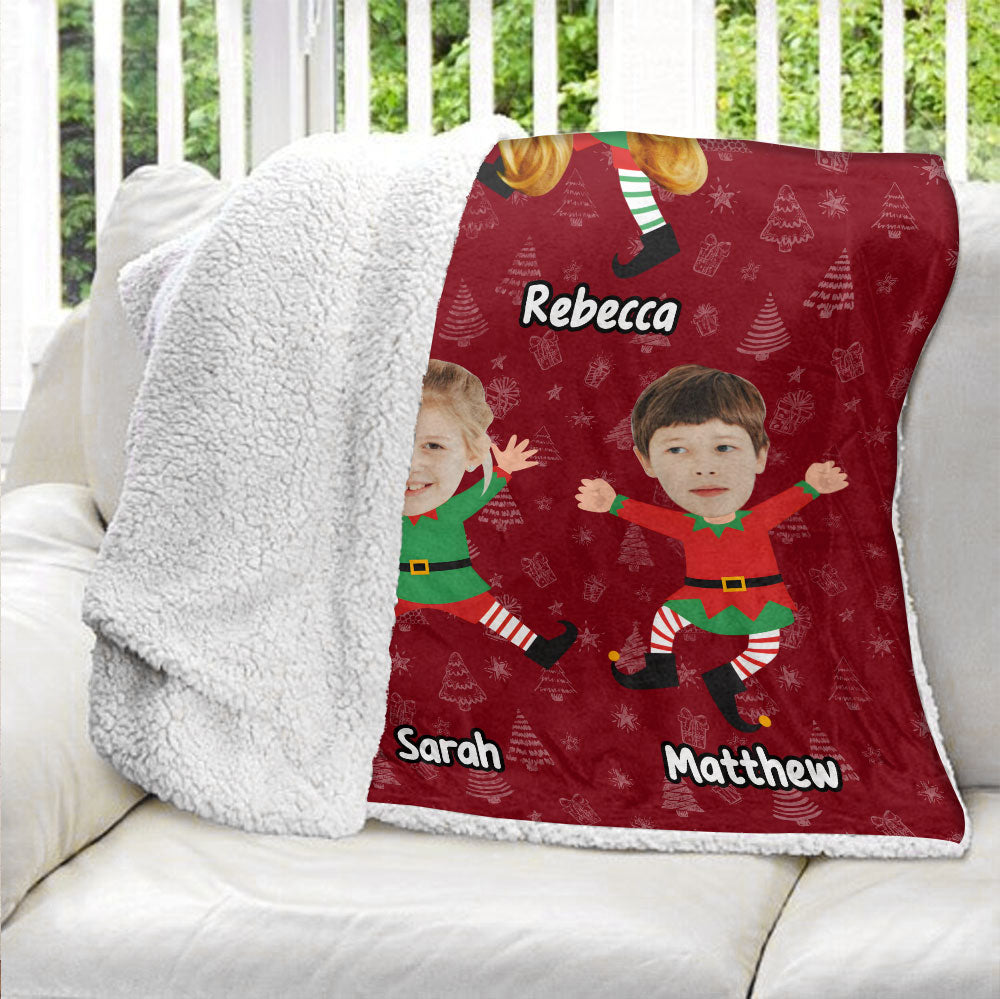 Grandma's Little Elves Blanket - Personalized Blanket