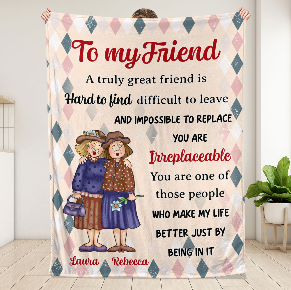 To My Friend Blanket - Personalized Blanket