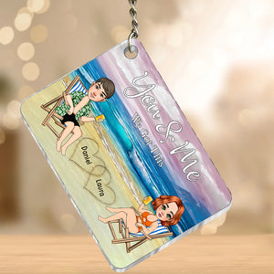 You & Me We Got This - Personalized Acrylic Keychain - Best Gift For Summer - Giftago