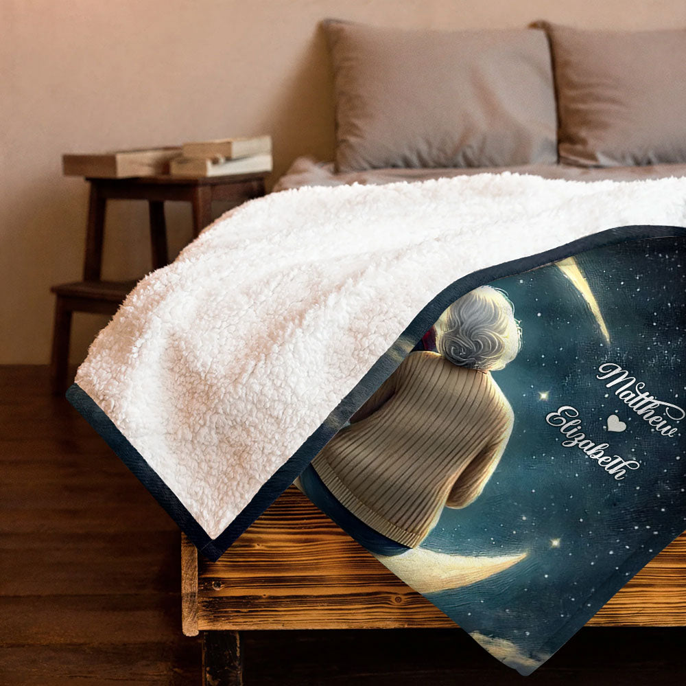 You & Me Old Couple Blanket - Personalized Blanket