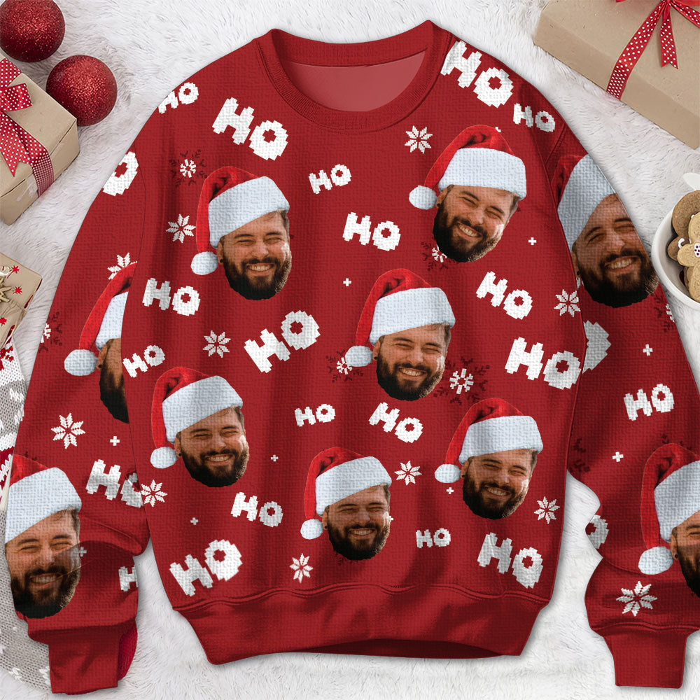 Custom Photo Funny Face - Personalized Ugly Sweater