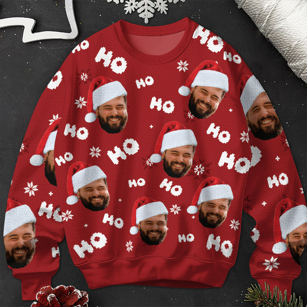 Custom Photo Funny Face - Personalized Ugly Sweater