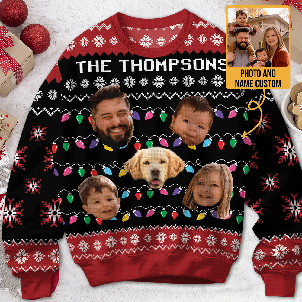 The Family - Personalized Ugly Sweater Ugly