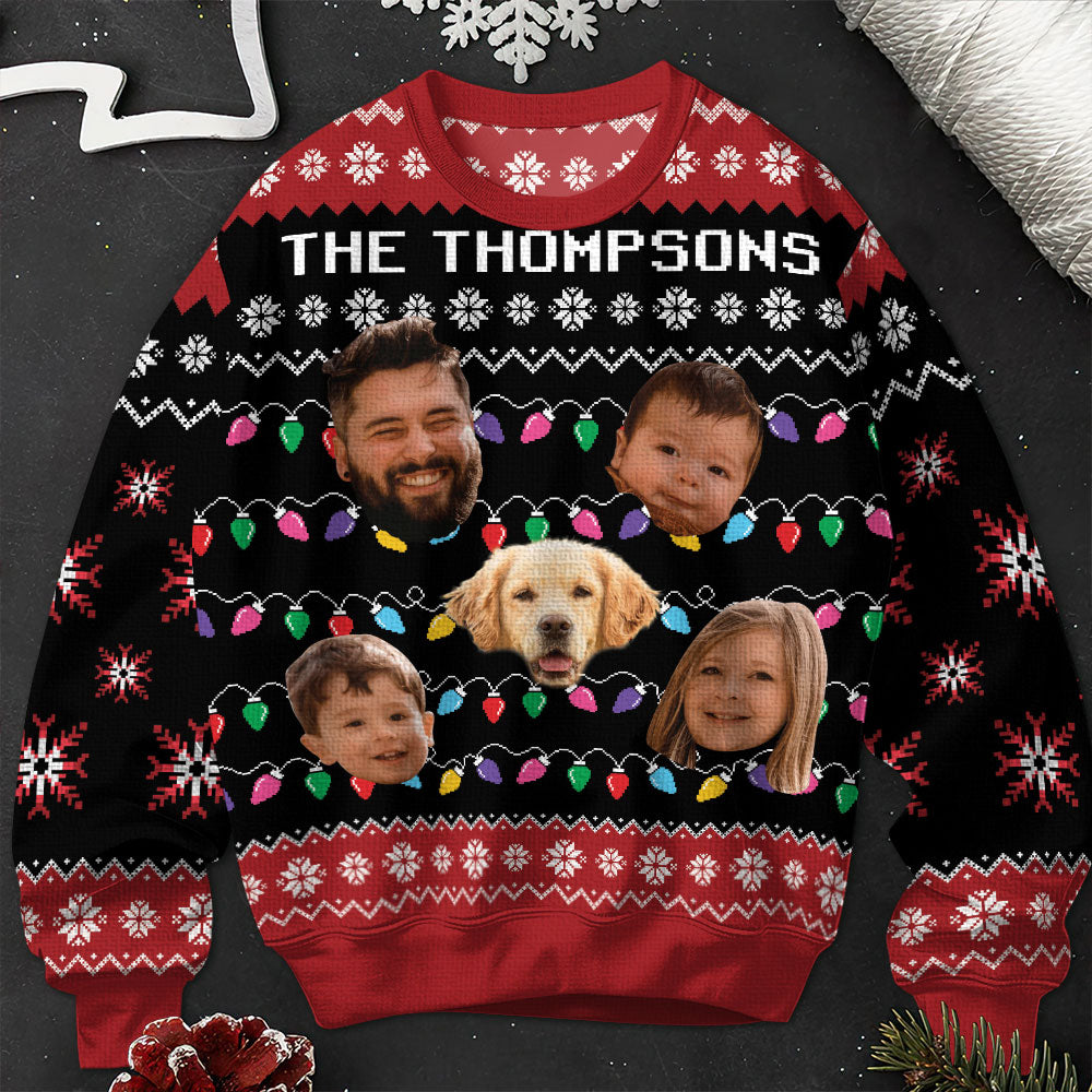 The Family - Personalized Ugly Sweater Ugly