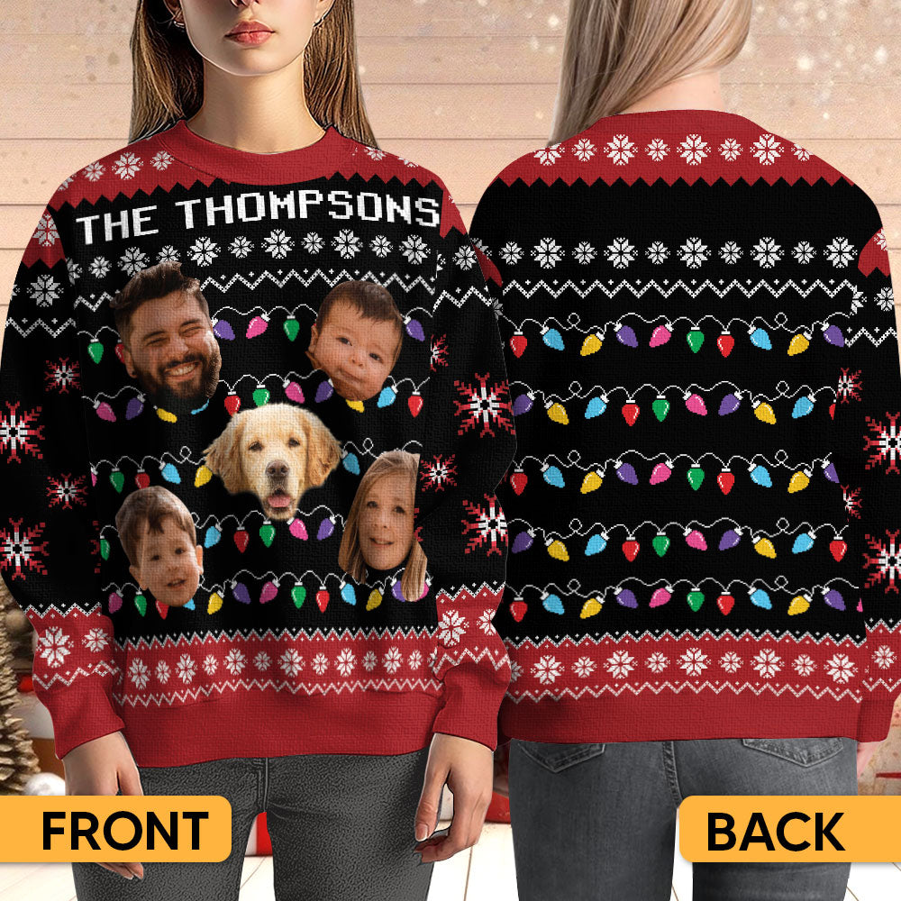 The Family - Personalized Ugly Sweater Ugly
