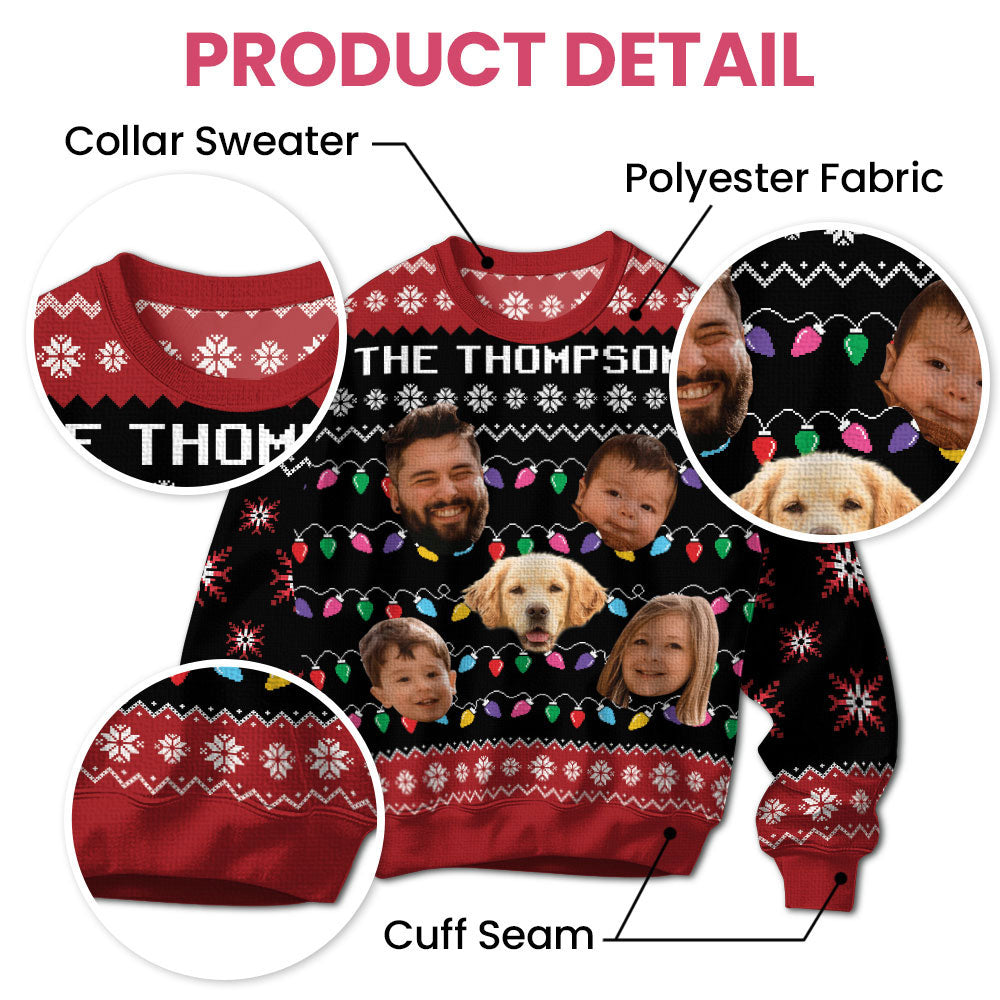 The Family - Personalized Ugly Sweater Ugly