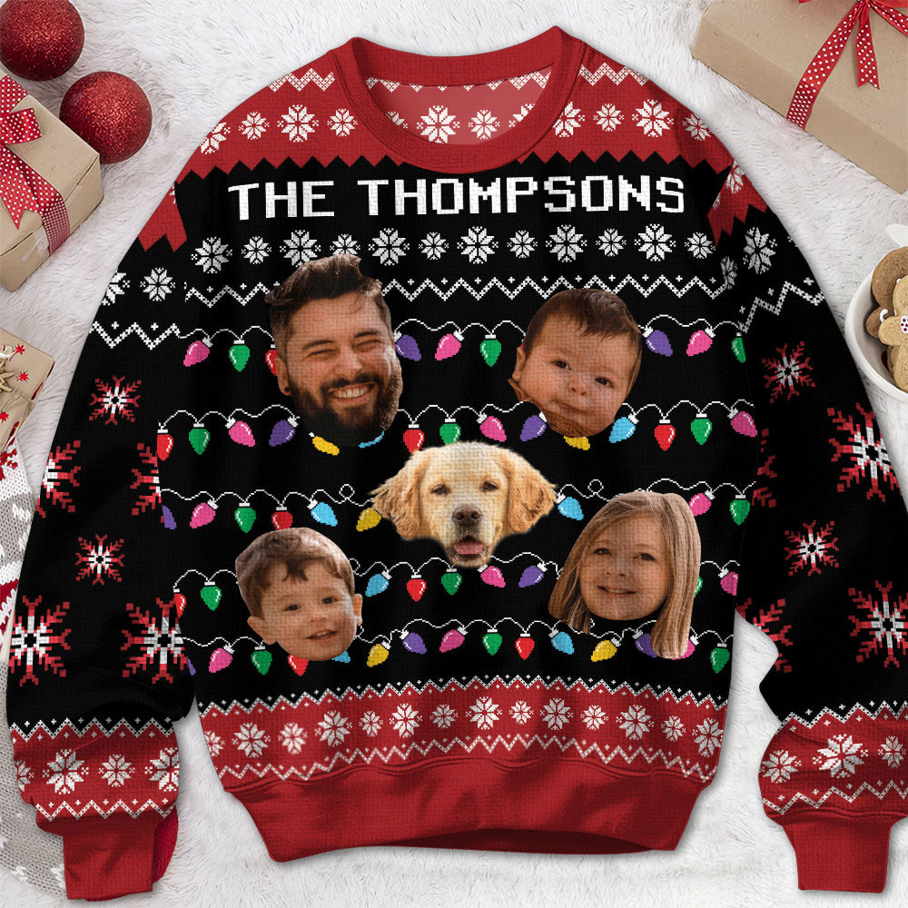 The Family - Personalized Ugly Sweater Ugly