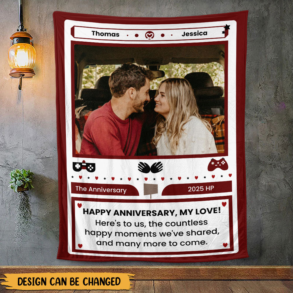 Couple Photo Blanket - Personalized Blanket