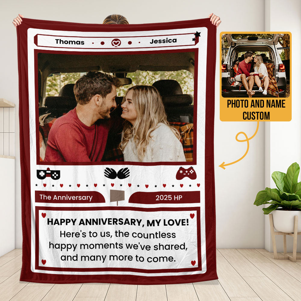 Couple Photo Blanket - Personalized Blanket