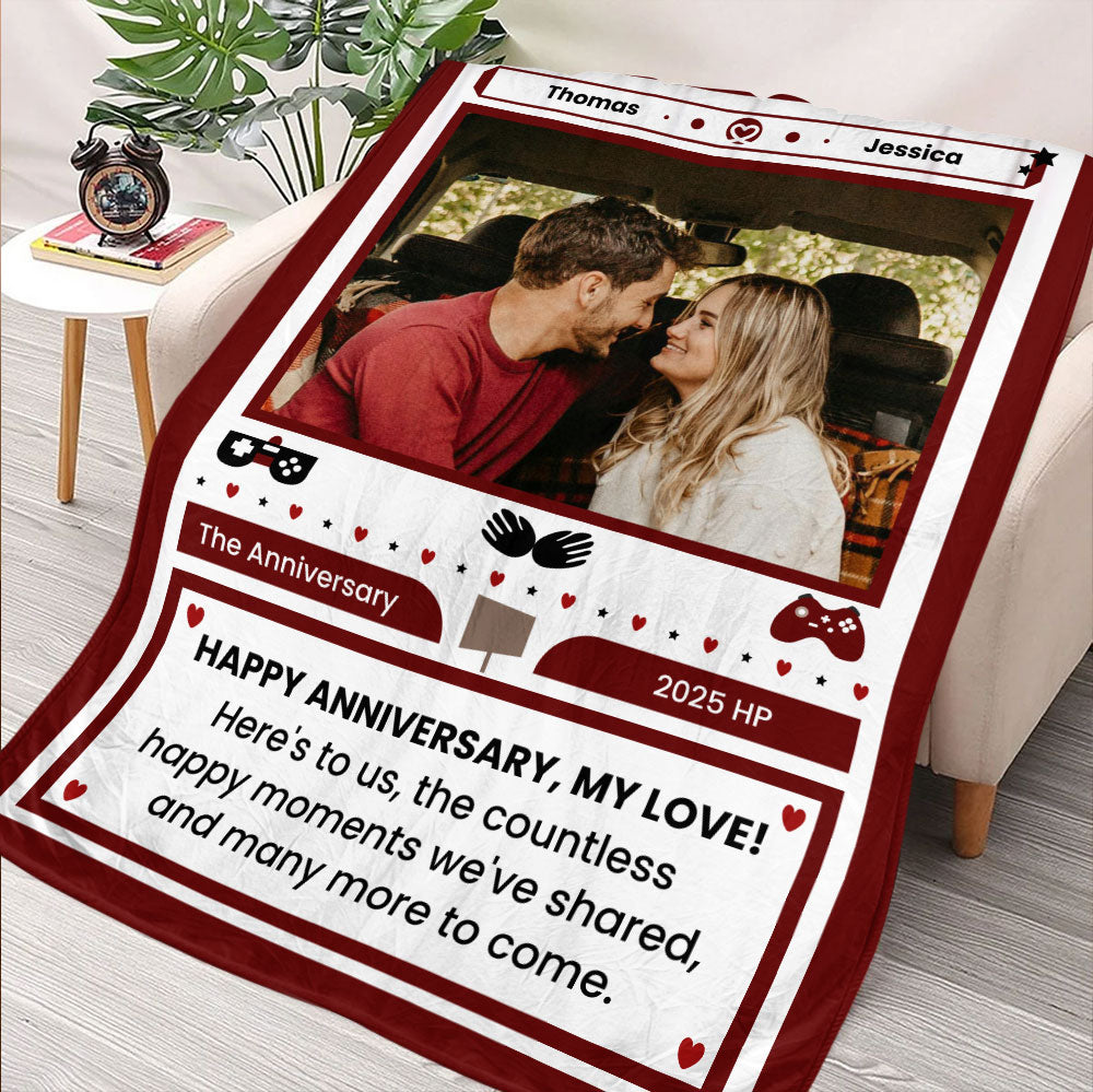 Couple Photo Blanket - Personalized Blanket