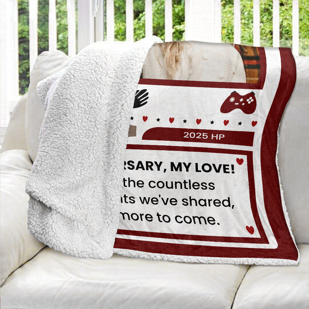 Couple Photo Blanket - Personalized Blanket
