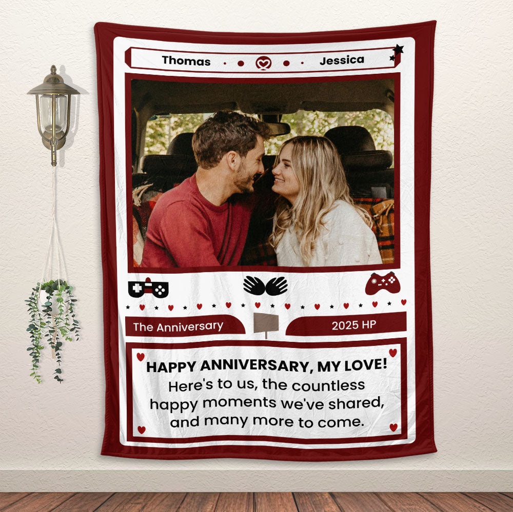 Couple Photo Blanket - Personalized Blanket