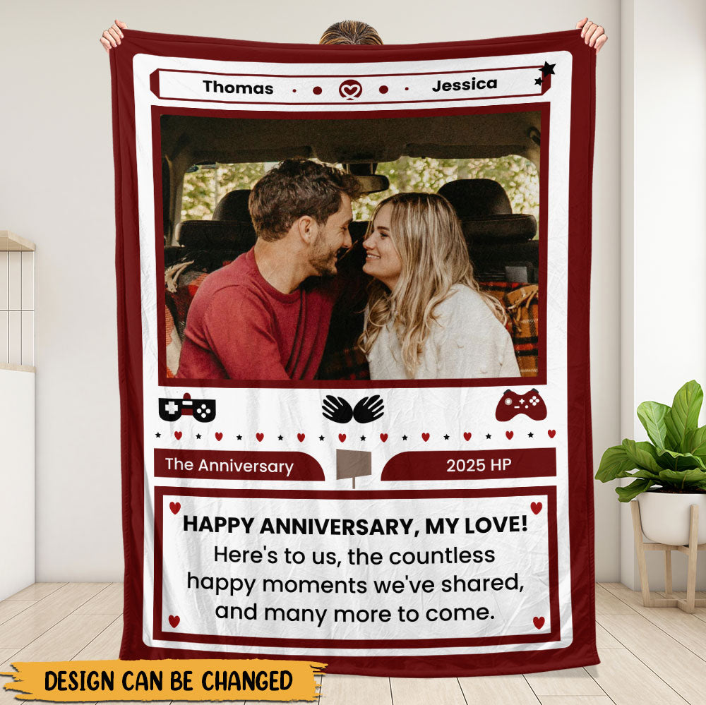 Couple Photo Blanket - Personalized Blanket