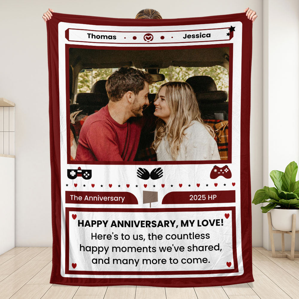 Couple Photo Blanket - Personalized Blanket