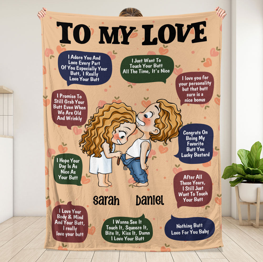 To My Love Blanket - Personalized Blanket