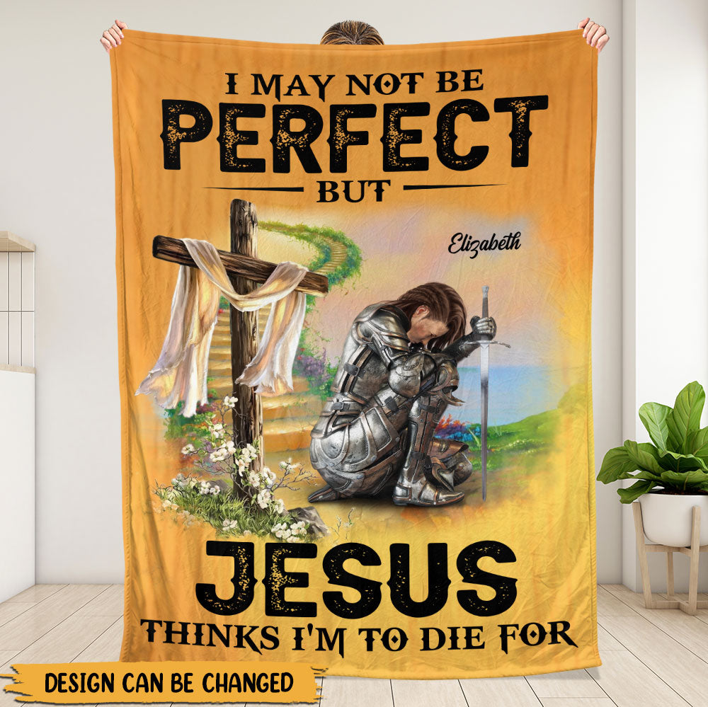 Warrior Jesus Blanket - Personalized Blanket