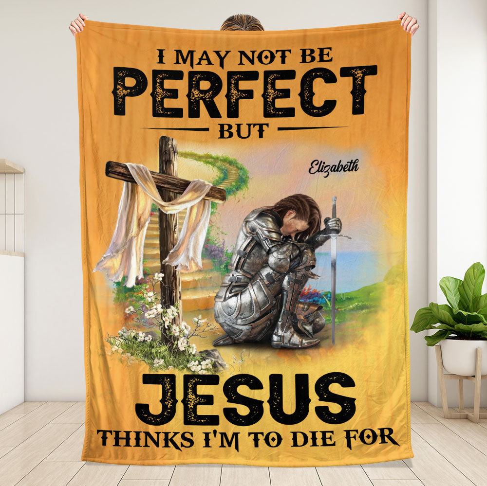 Warrior Jesus Blanket - Personalized Blanket