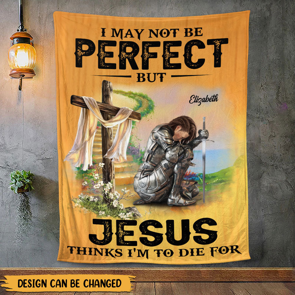 Warrior Jesus Blanket - Personalized Blanket