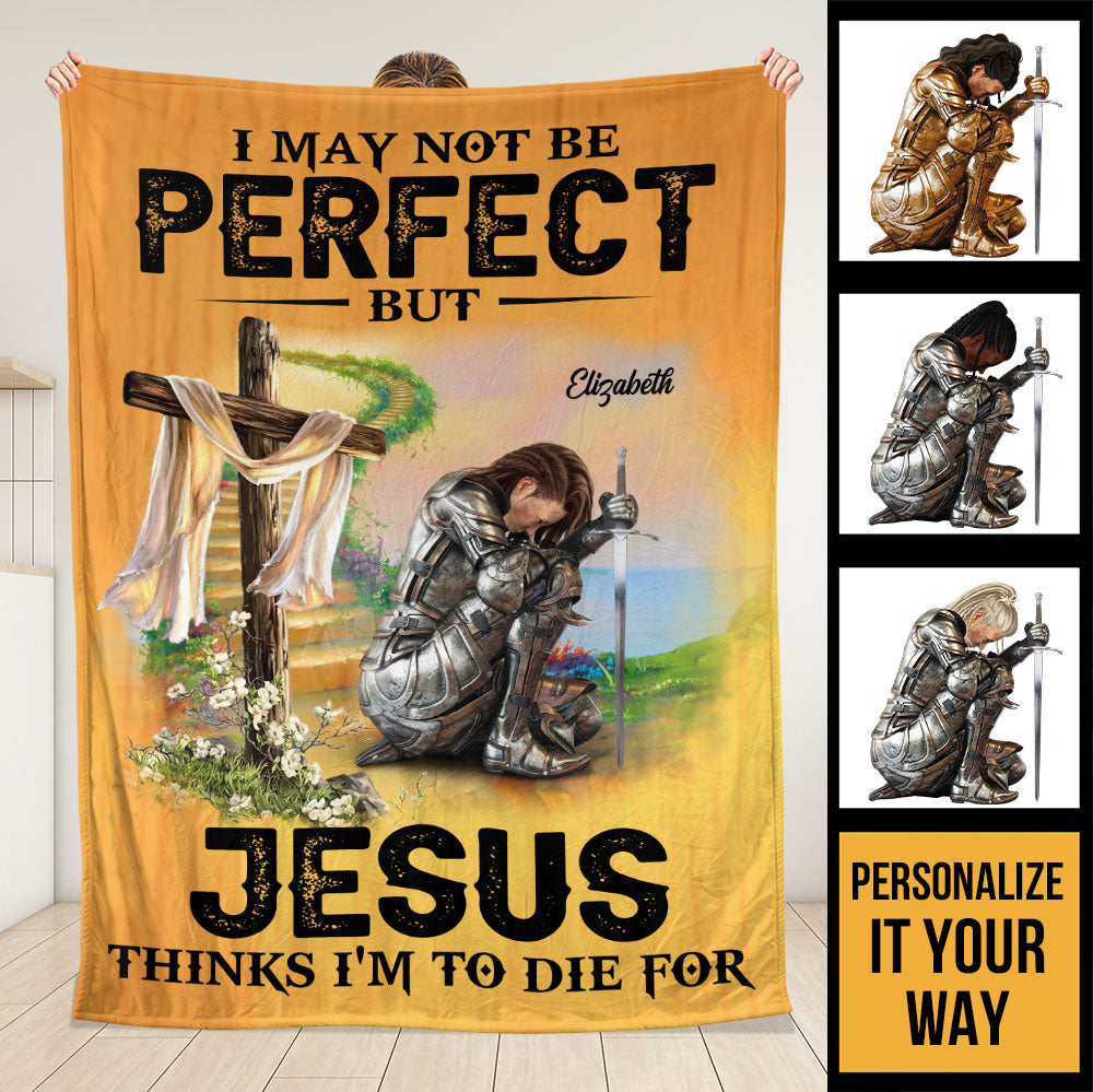 Warrior Jesus Blanket - Personalized Blanket