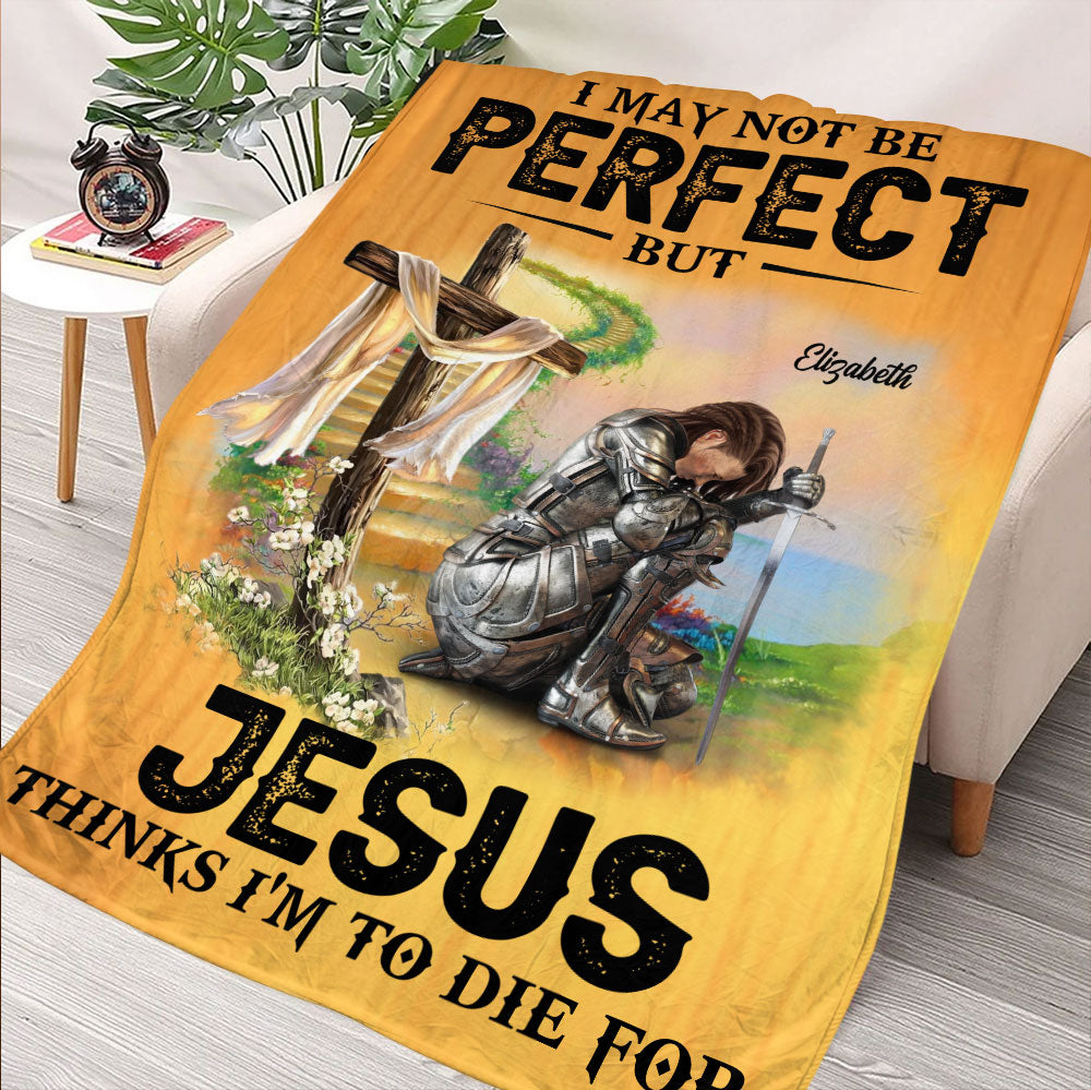 Warrior Jesus Blanket - Personalized Blanket
