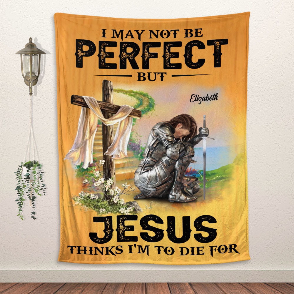 Warrior Jesus Blanket - Personalized Blanket
