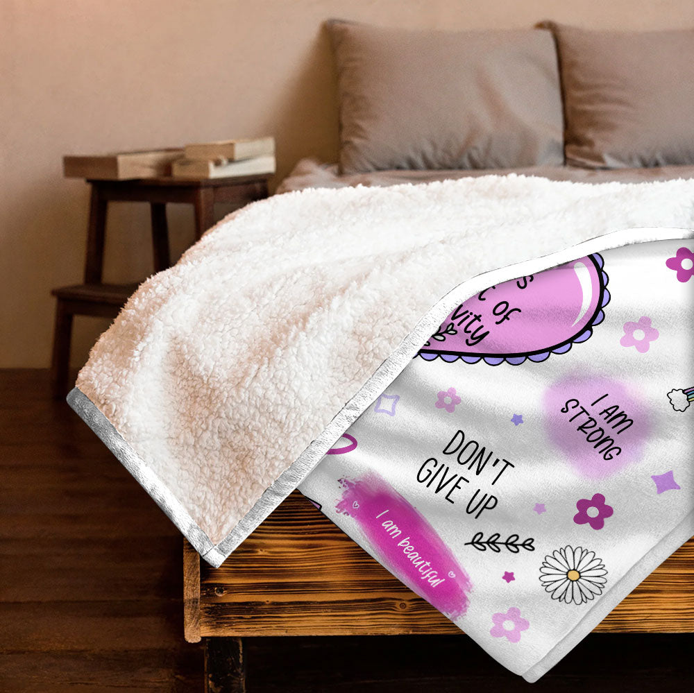 Blanket of Positivity - Personalized Blanket