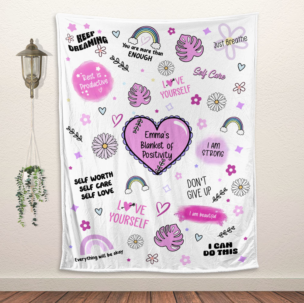 Blanket of Positivity - Personalized Blanket