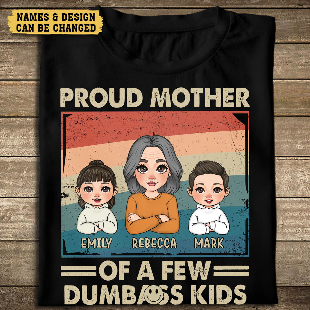 Proud Mother - Personalized T-Shirt/ Hoodie - Best Gift For Mother, Grandma