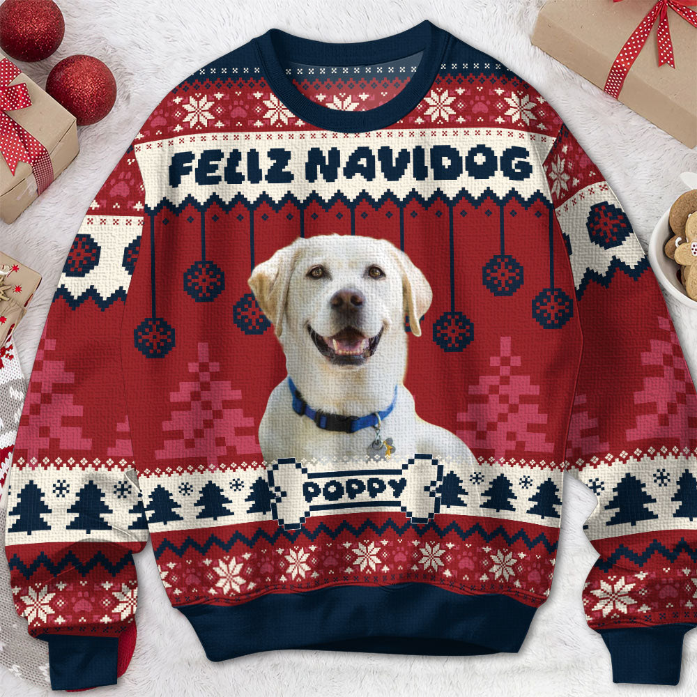 Feliz Navidog - Personalized Ugly Sweater