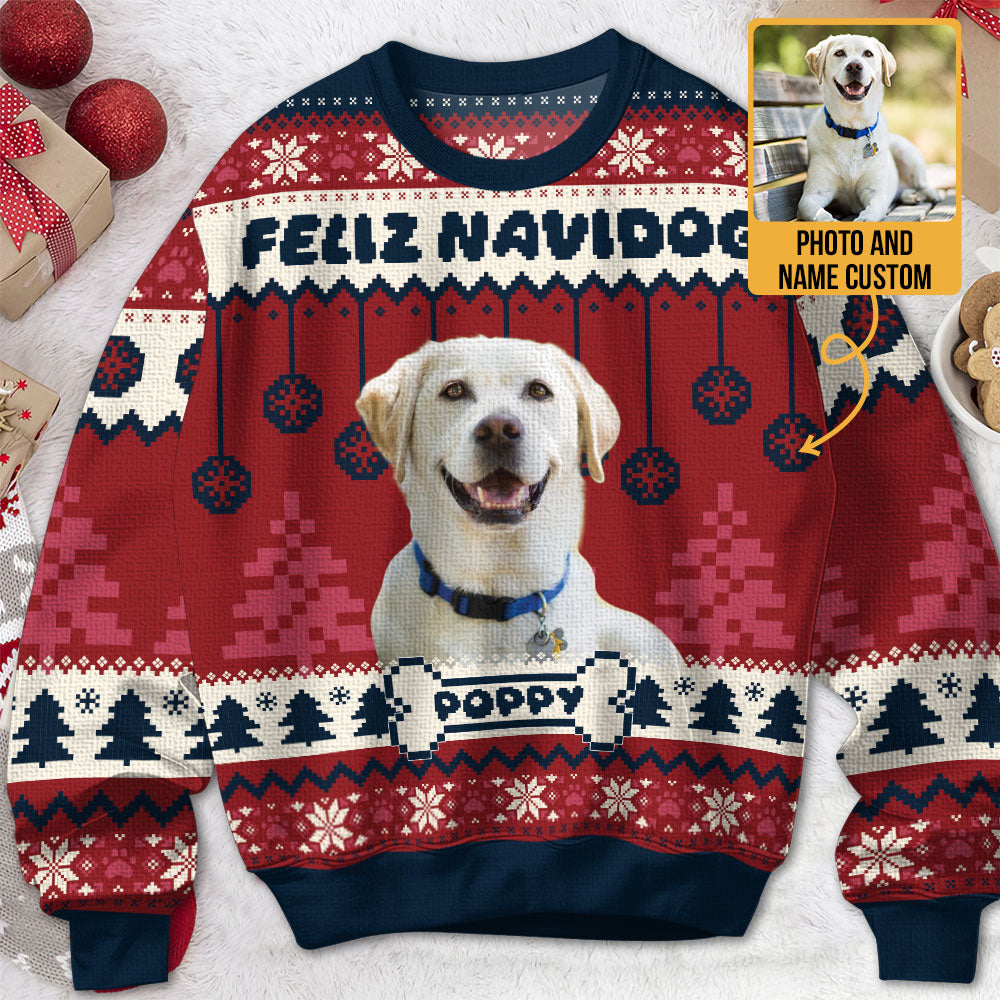 Feliz Navidog - Personalized Ugly Sweater