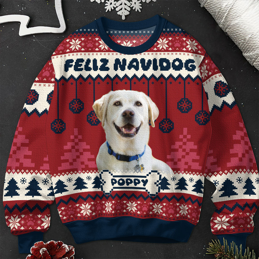 Feliz Navidog - Personalized Ugly Sweater