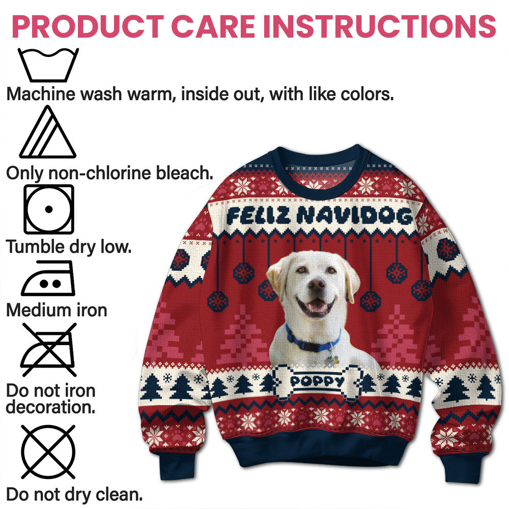 Feliz Navidog - Personalized Ugly Sweater