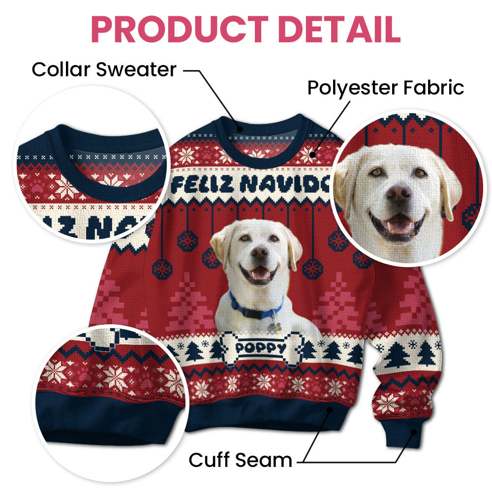 Feliz Navidog - Personalized Ugly Sweater
