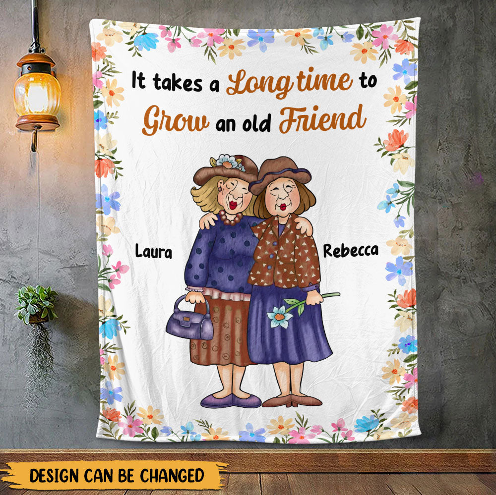 To My Old Friend Blanket - Personalized Blanket