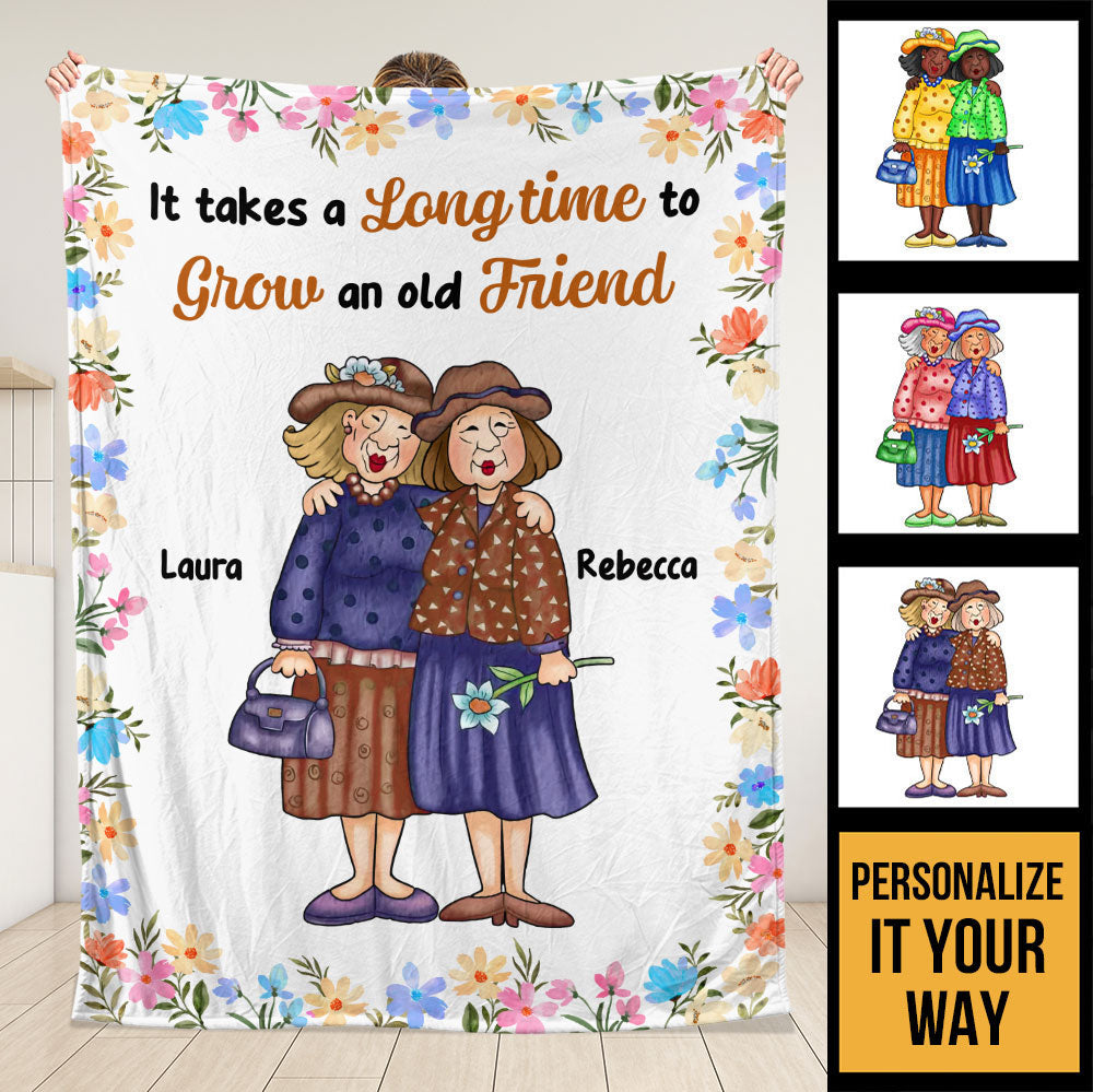 To My Old Friend Blanket - Personalized Blanket