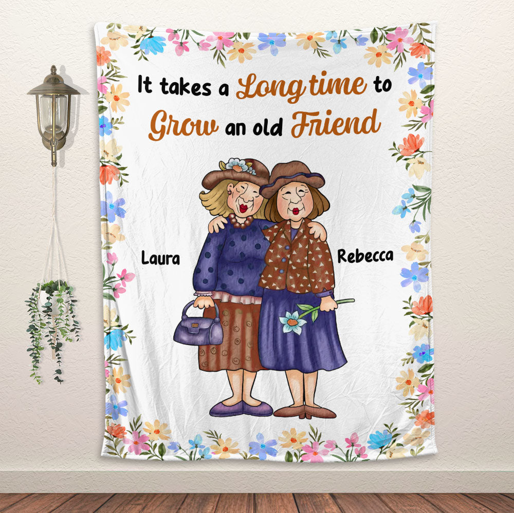 To My Old Friend Blanket - Personalized Blanket